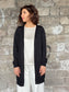 Cardigan from Alpaca wool in black color