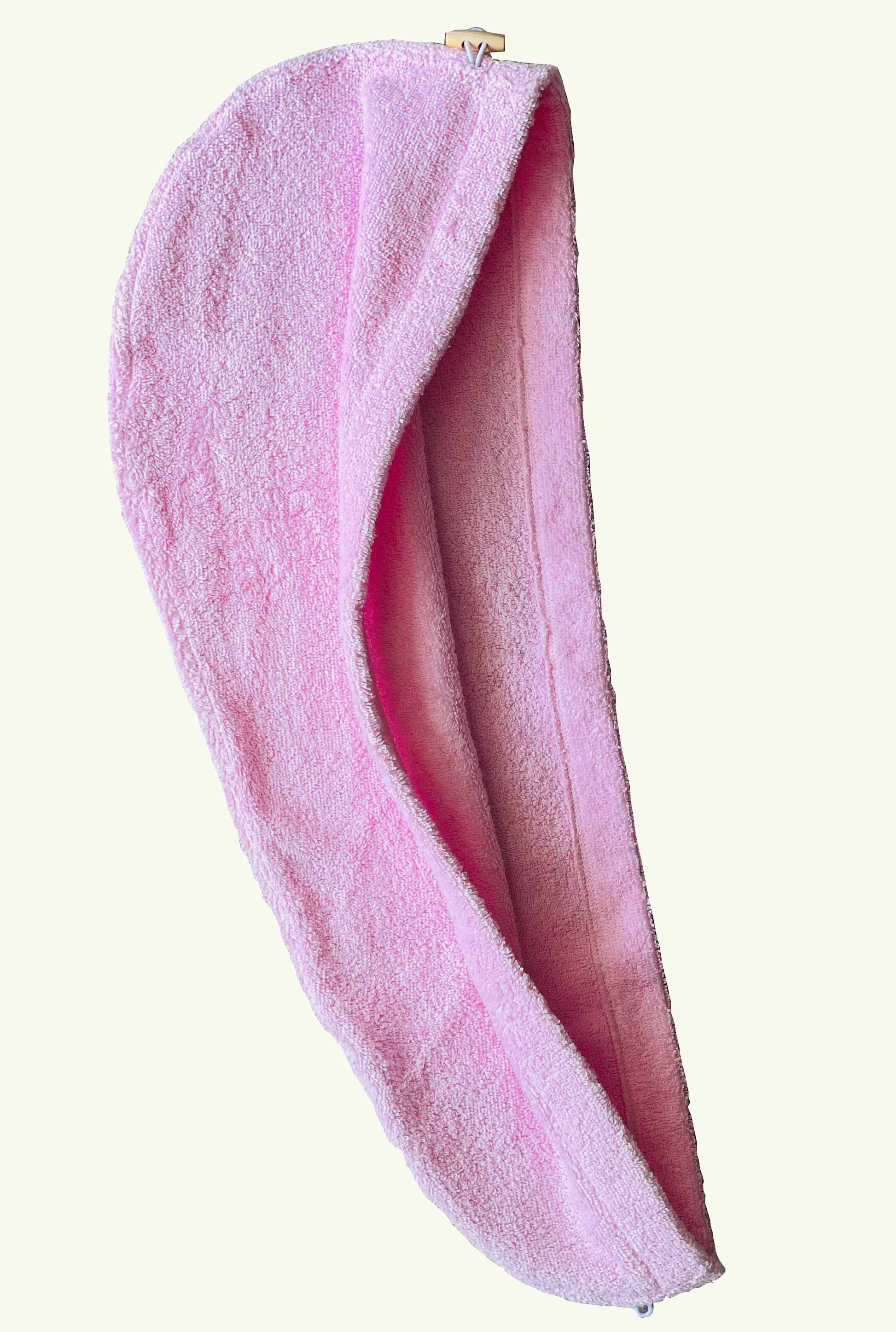 turban with button in pink colour